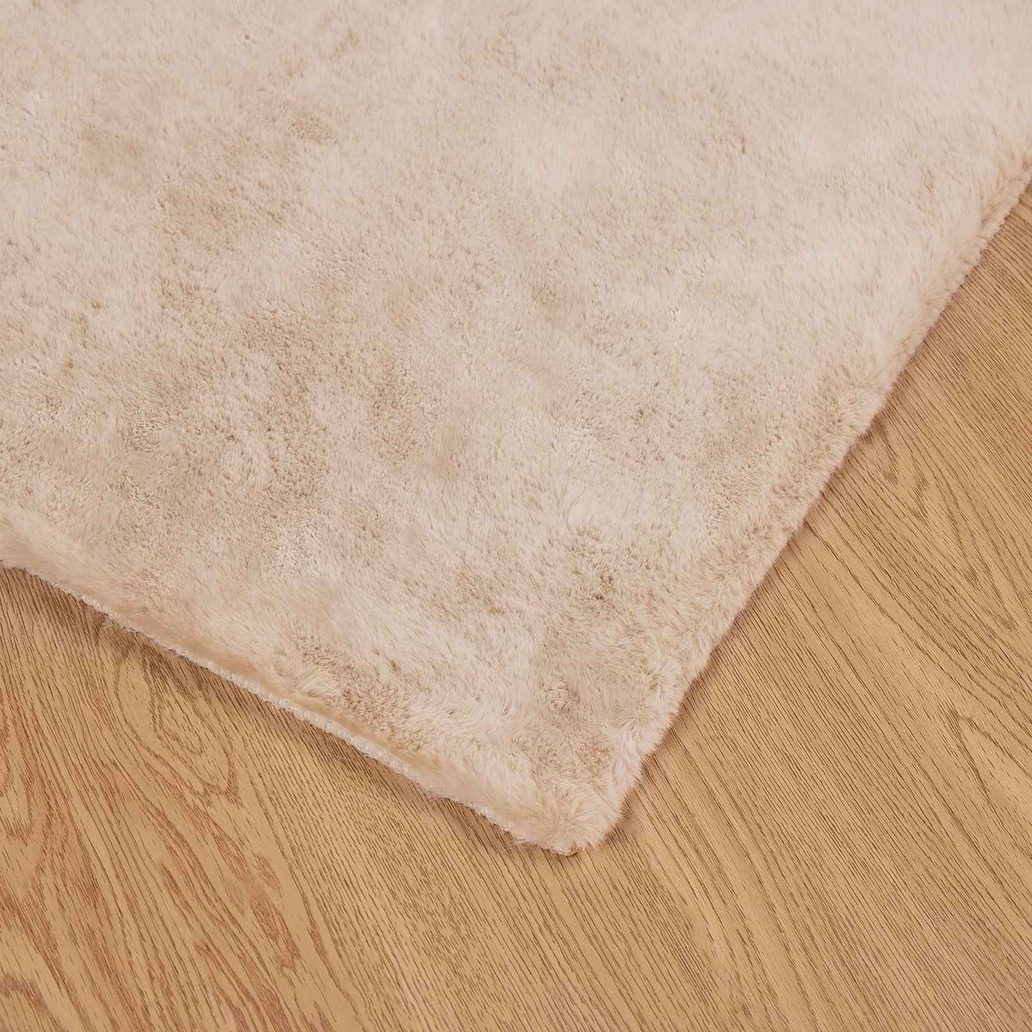 Dirbtinio triušio kailio kilimas Olite Taupe 160 x 230 cm