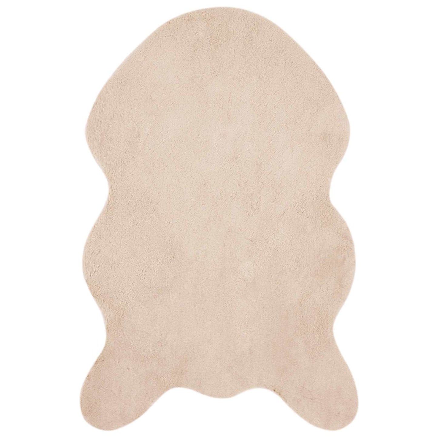 Dirbtinio triušio kailio kilimas Olite Taupe 80 x 120 cm