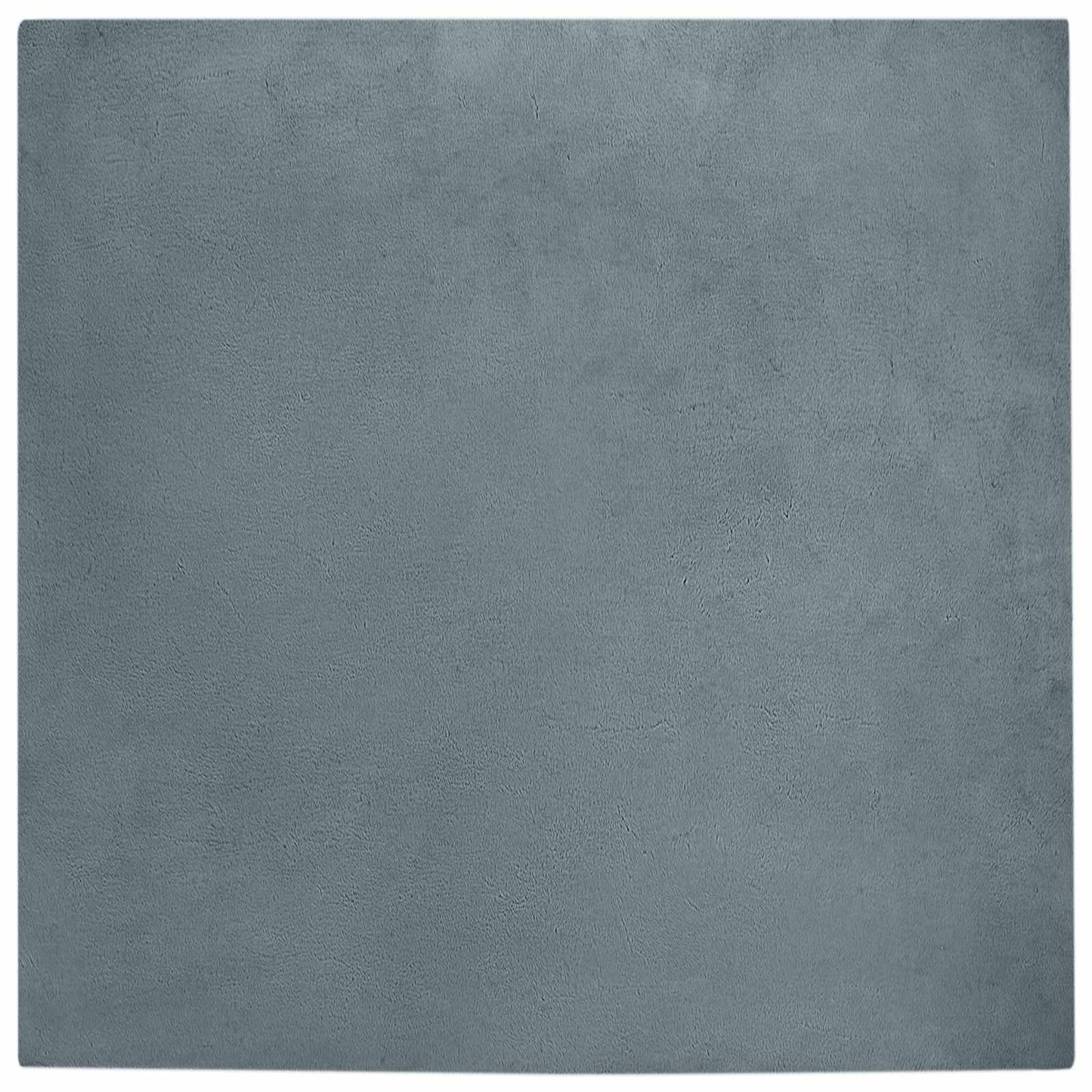 Dirbtinio triušio kailio kilimas Olite Antracitas 120 x 120 cm