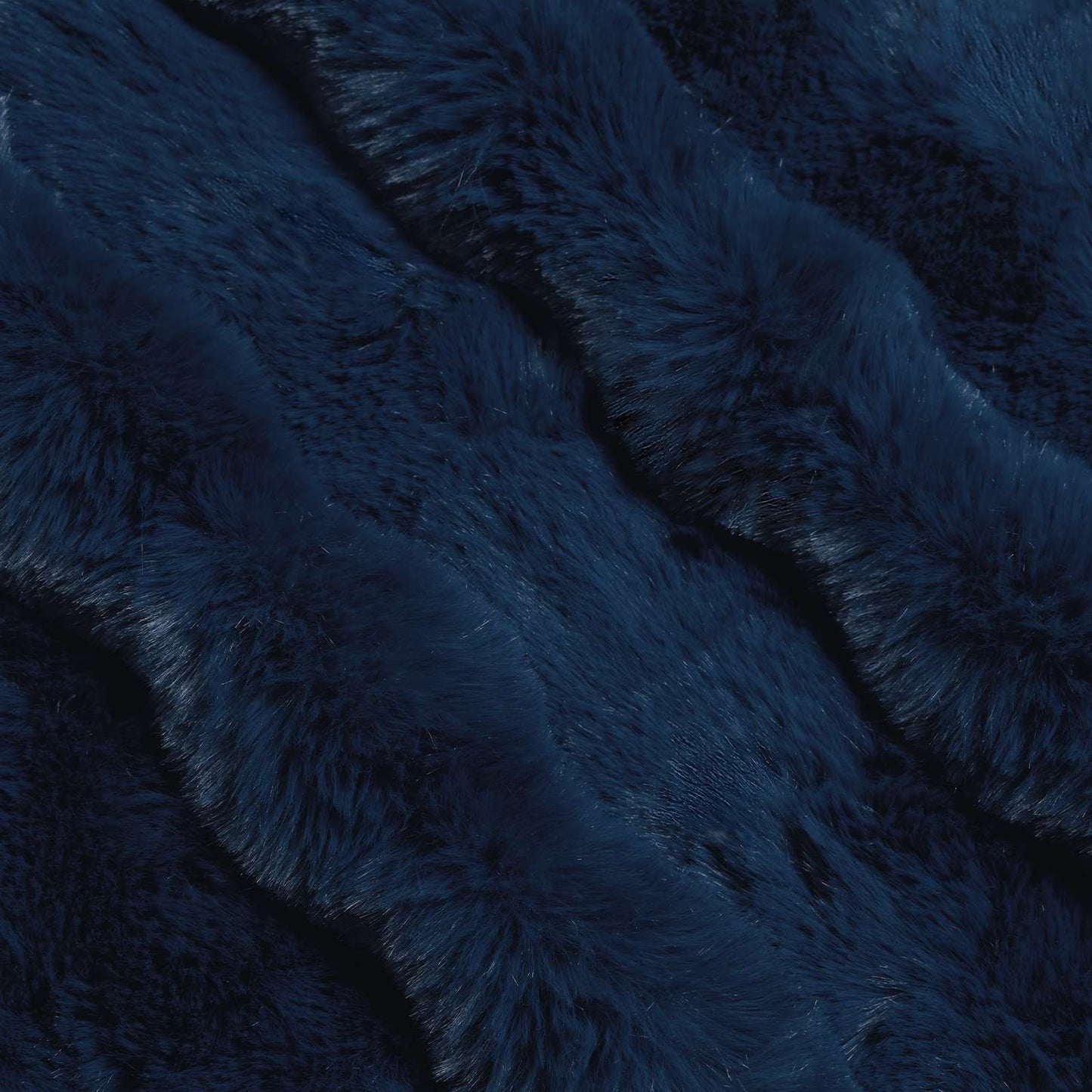 Dirbtinio Zefyro Pūkuotas Patalynė Jūrinė mėlyna 150 x 220 cm