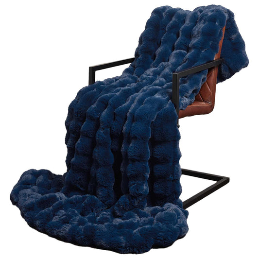 Neslystanti antklodė iš dirbtinio triušio kailio Olite 4 pcs