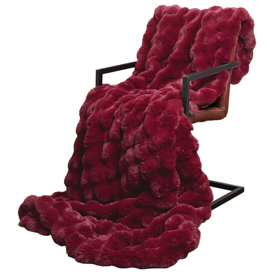 Neslystanti antklodė iš dirbtinio triušio kailio Olite 4 pcs