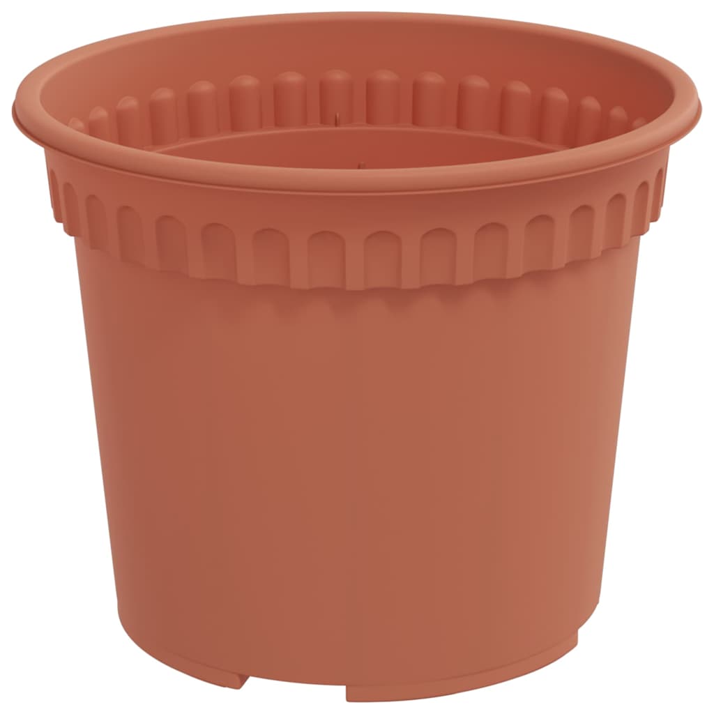 Apvalus gėlių vazonas 6 pcs Raudona plyta Ø 12,5 x 10 cm