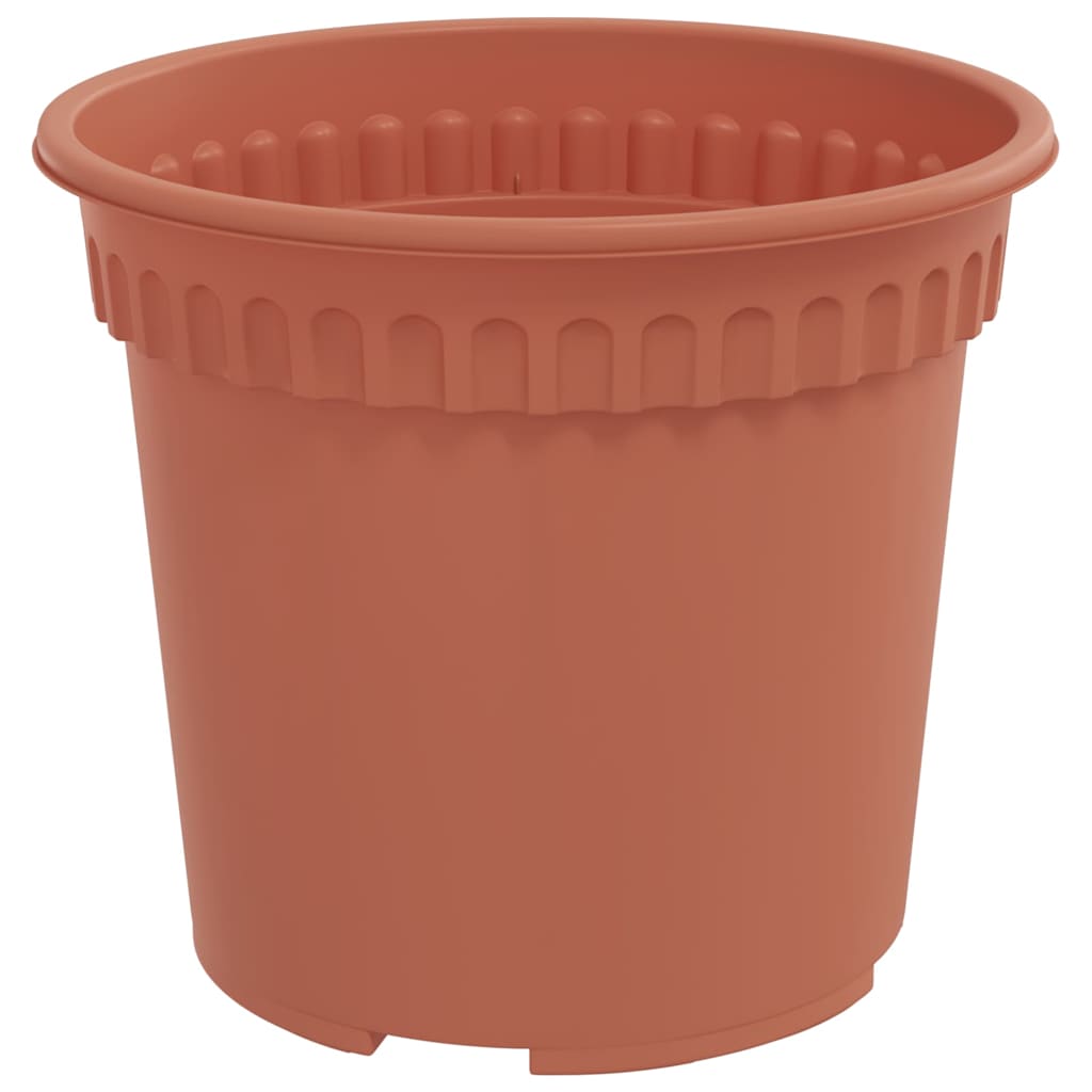 Apvalus gėlių vazonas 6 pcs Raudona plyta Ø 15 x 12 cm
