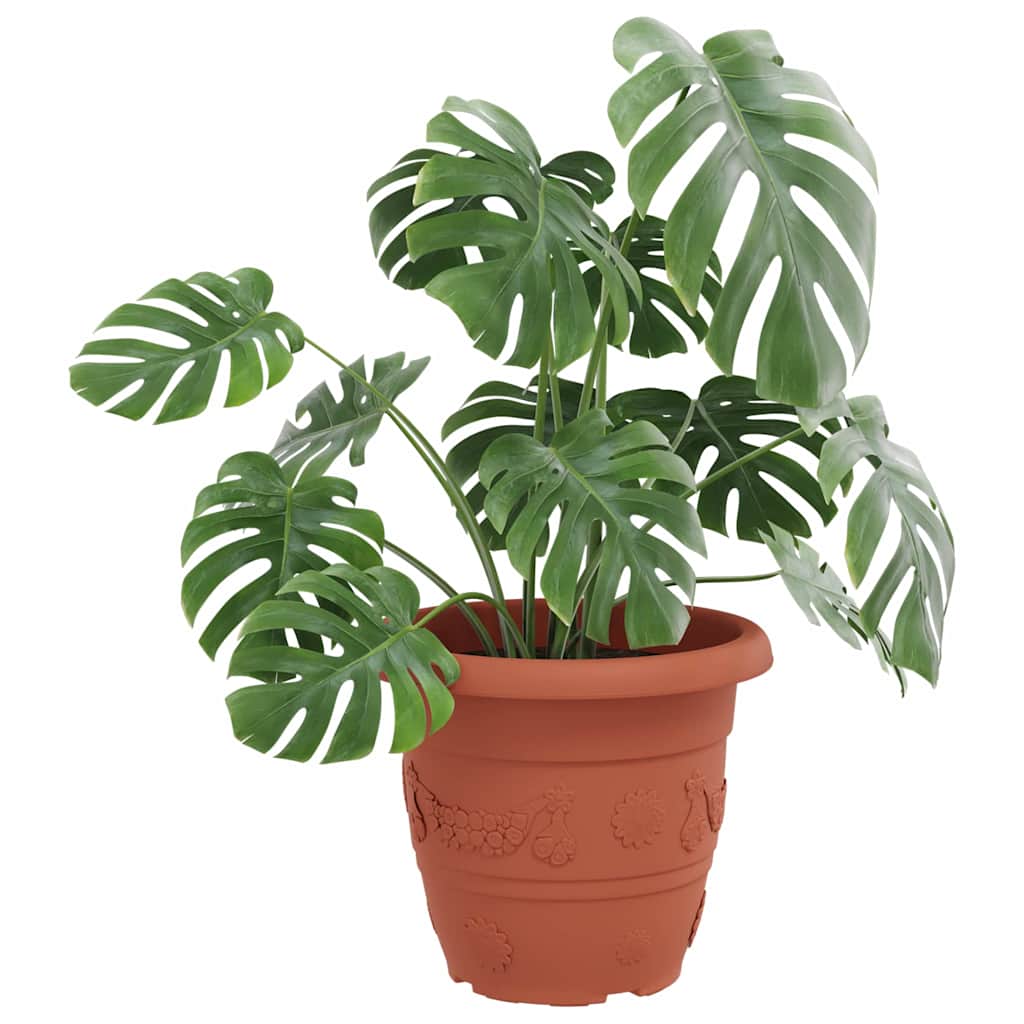 Apvalus gėlių vazonas 24 pcs Raudona plyta Ø 26 x 21.5 cm