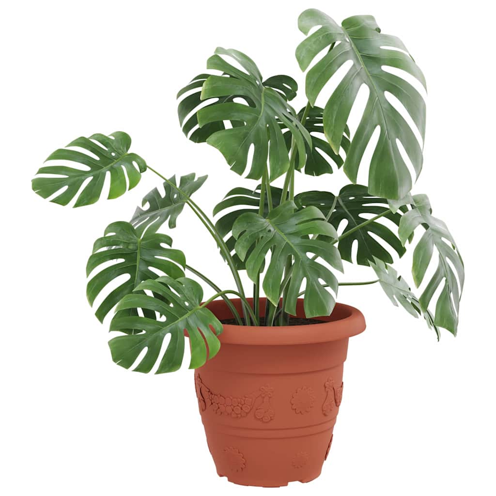 Apvalus gėlių vazonas 24 pcs Raudona plyta Ø 26 x 21.5 cm