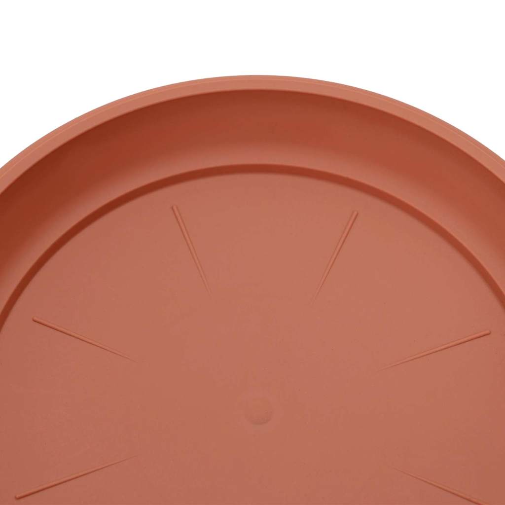 Apvalus gėlių padėklas 6 pcs Raudona plyta Ø 14 x 2 cm