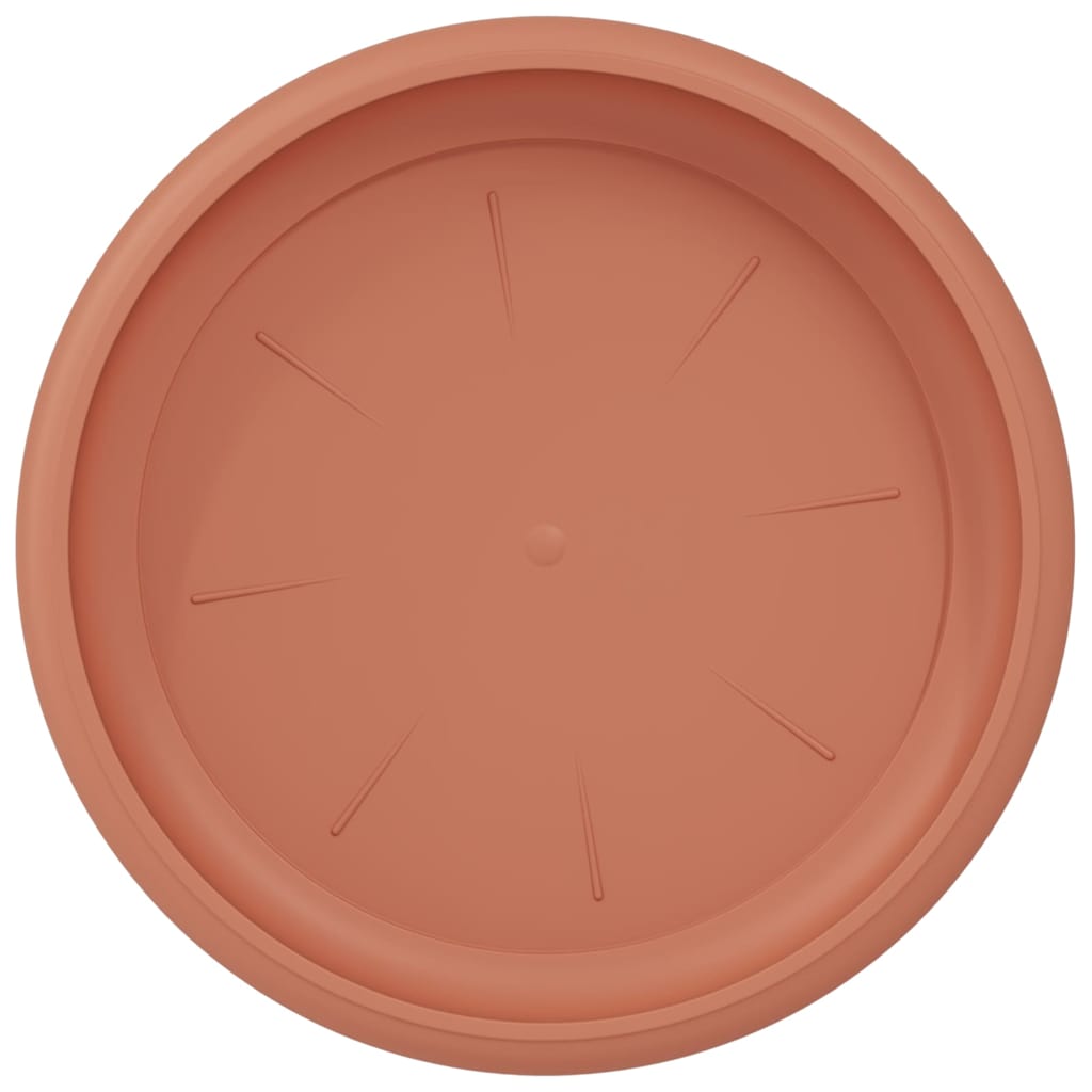 Apvalus gėlių padėklas 6 pcs Raudona plyta Ø 14 x 2 cm