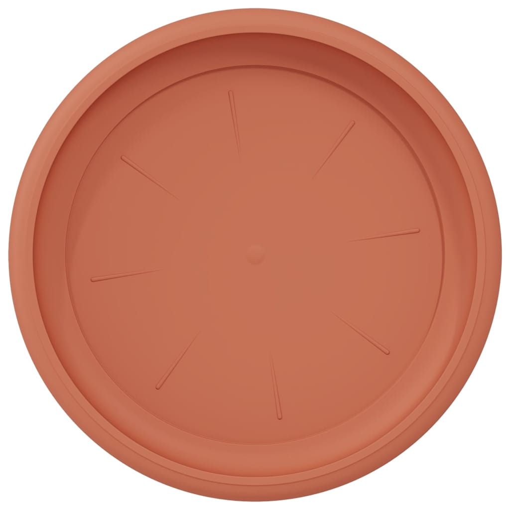 Apvalus gėlių padėklas 6 pcs Raudona plyta Ø 19 x 2 cm