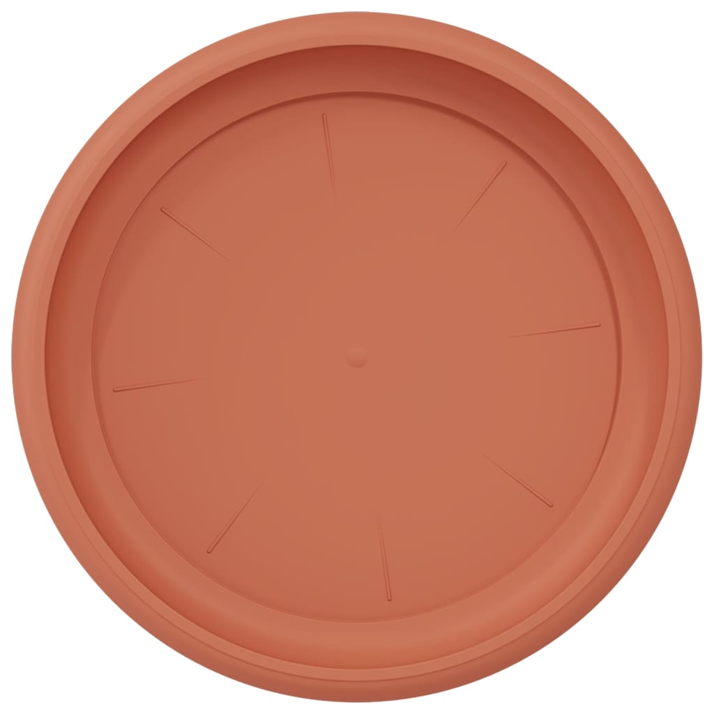 Apvalus gėlių padėklas 6 pcs Raudona plyta Ø 23,5 x 2,5 cm