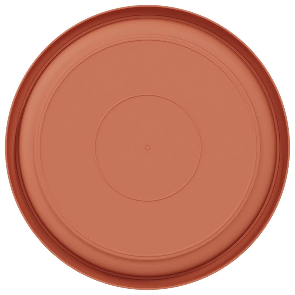 Apvalus gėlių padėklas 24 pcs Raudona plyta Ø 21,5 x 2,5 cm
