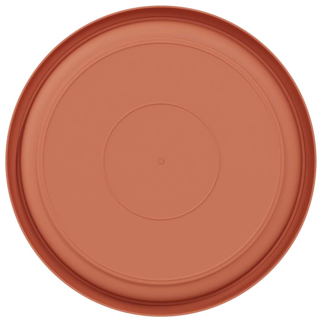 Apvalus gėlių padėklas 24 pcs Raudona plyta Ø 23,5 x 2,5 cm
