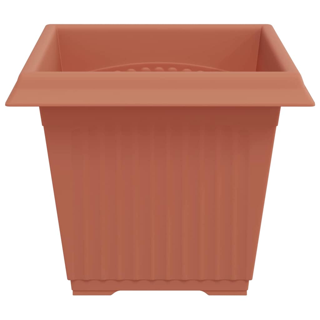Kvadratinis gėlių vazonas 24 pcs Raudona plyta 33 x 33 x 26 cm
