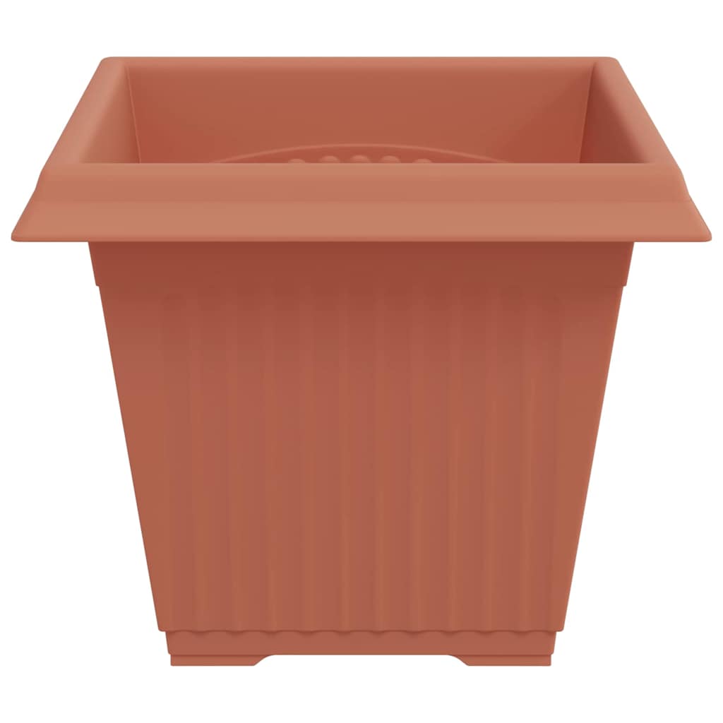 Kvadratinis gėlių vazonas 24 pcs Raudona plyta 38 x 38 x 30 cm