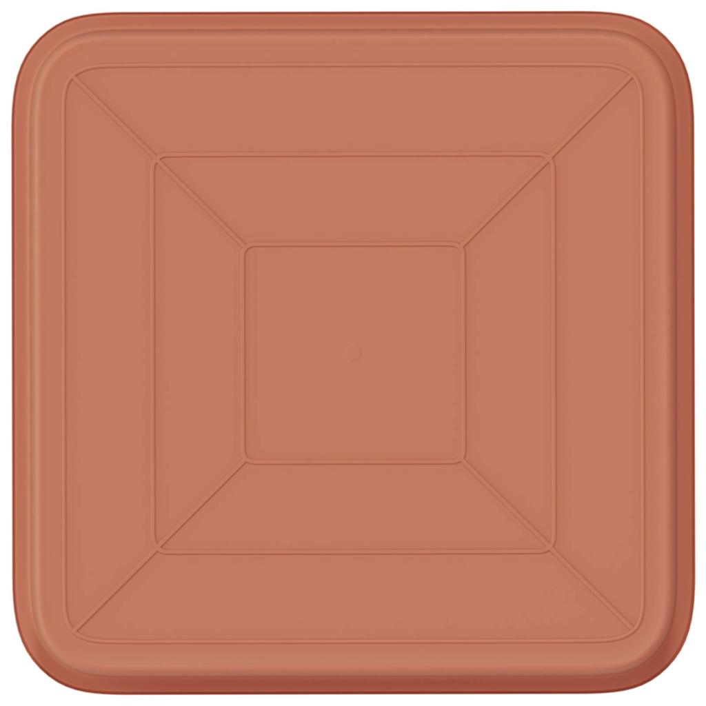 Kvadratinis gėlių padėklas 6 pcs Raudona plyta 15 x 15 x 2 cm