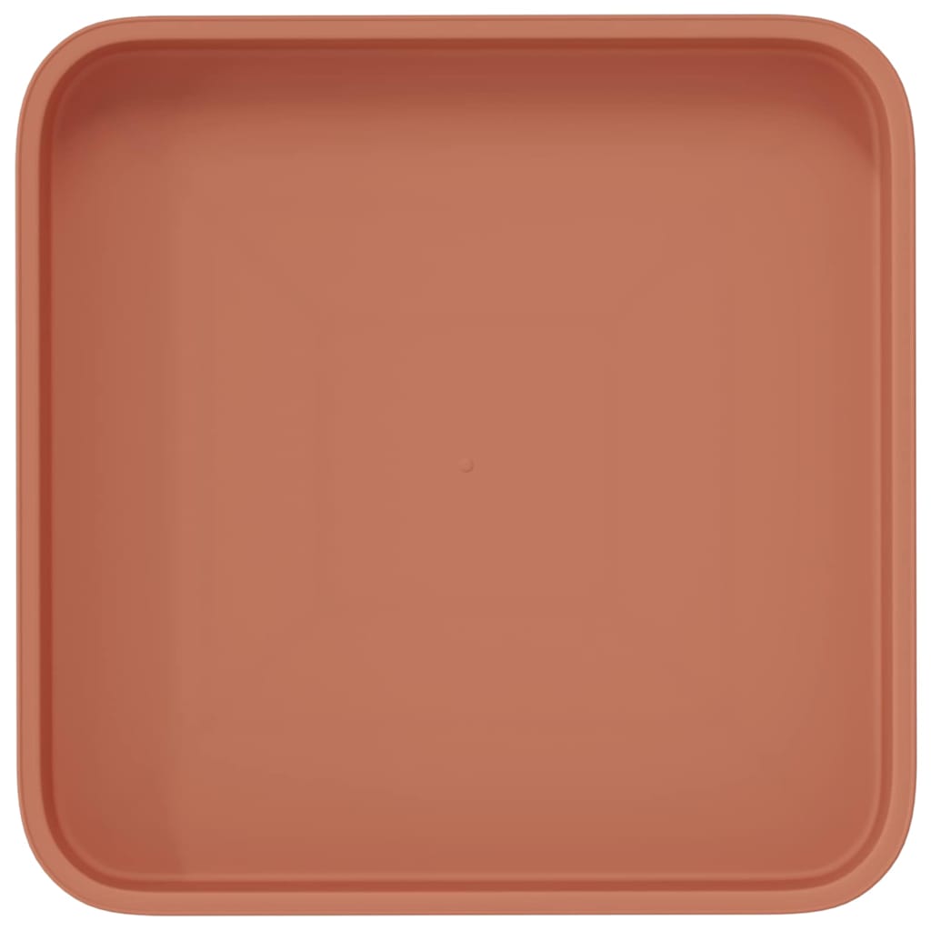 Kvadratinis gėlių padėklas 6 pcs Raudona plyta 15 x 15 x 2 cm