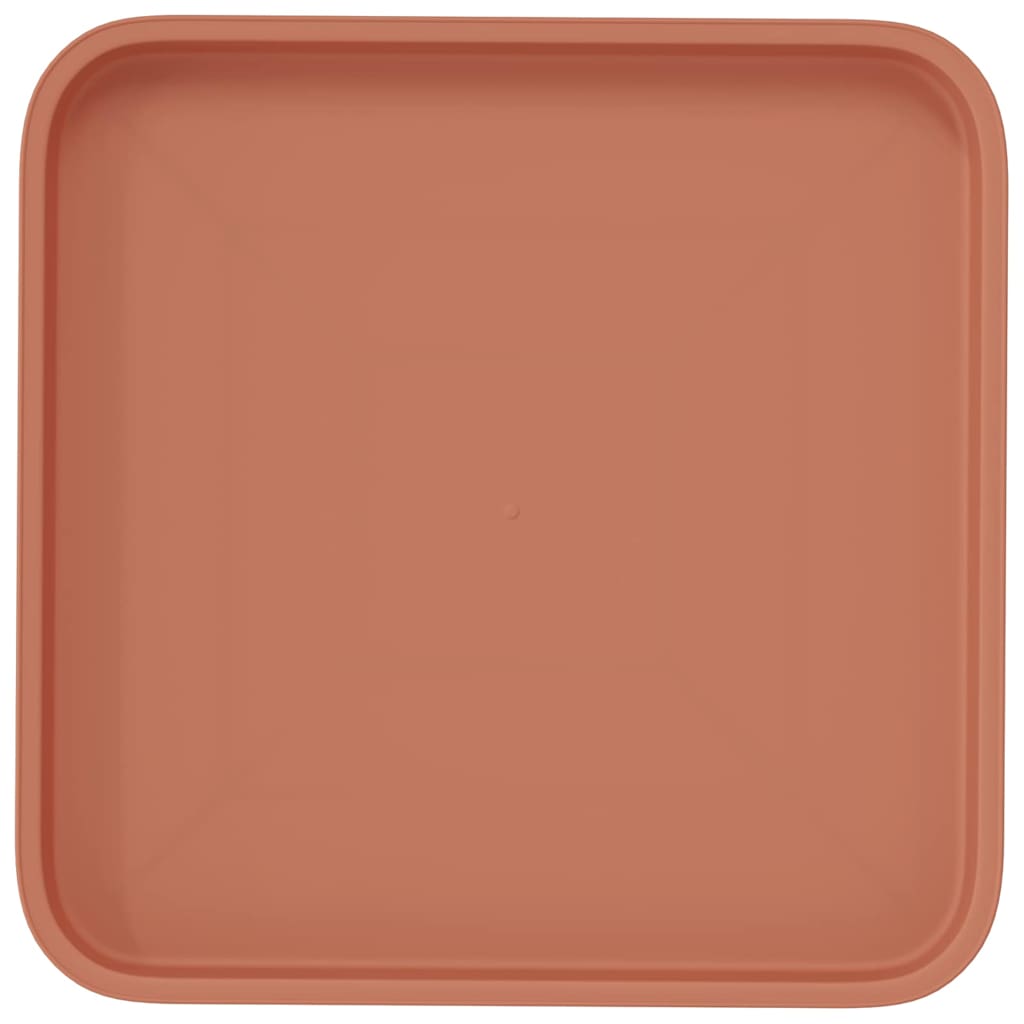 Kvadratinis gėlių padėklas 6 pcs Raudona plyta 32 x 32 x 2,5 cm