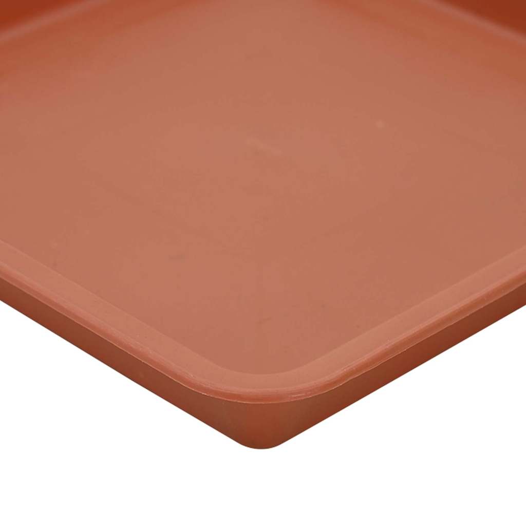 Kvadratinis gėlių padėklas 6 pcs Raudona plyta 36 x 36 x 2.5 cm
