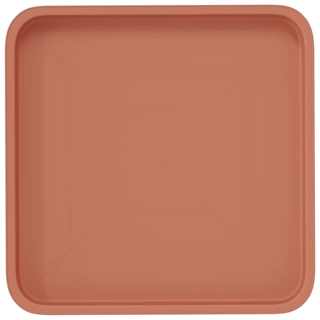Kvadratinis gėlių padėklas 6 pcs Raudona plyta 36 x 36 x 2.5 cm