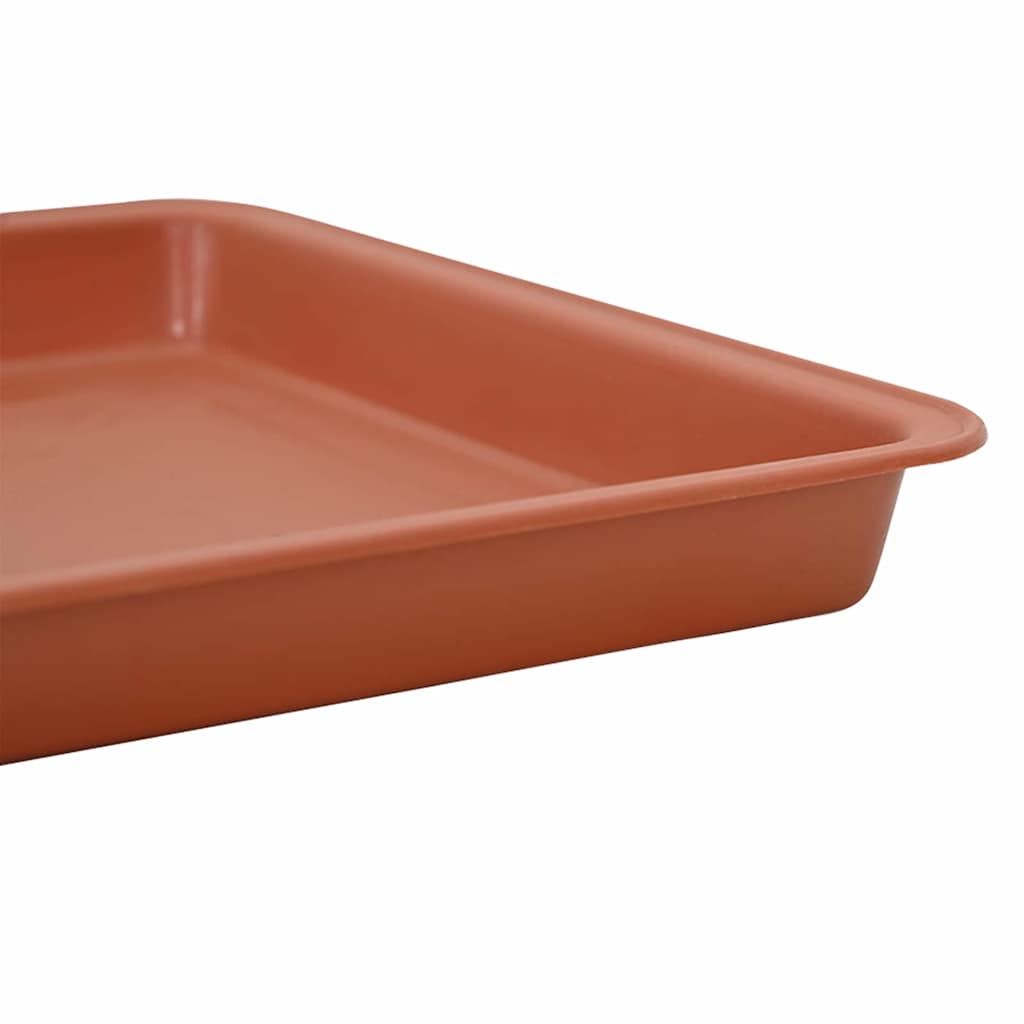 Kvadratinis gėlių padėklas 24 pcs Raudona plyta