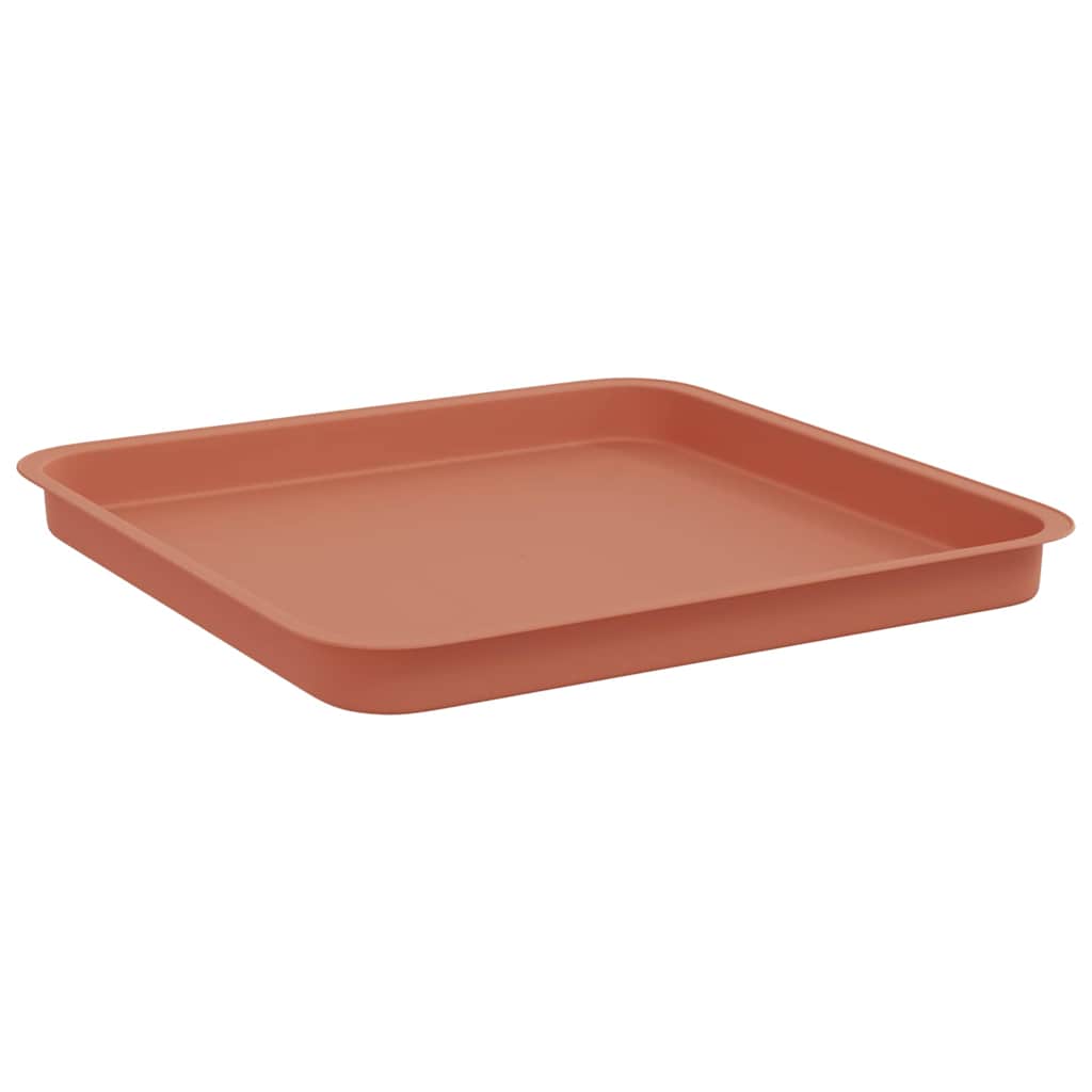 Kvadratinis gėlių padėklas 24 pcs Raudona plyta