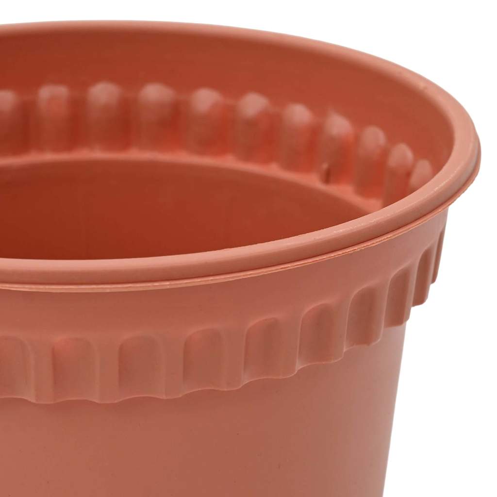 Augalų vazonai 24 pcs Raudona plyta Ø 17 x 14 cm Plastmasė