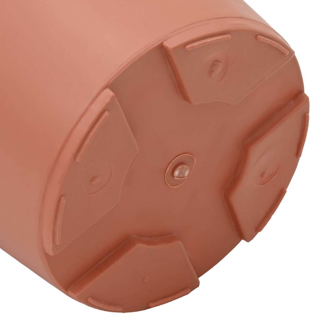 Augalų vazonai 24 pcs Raudona plyta Ø 19 x 16 cm Plastmasė