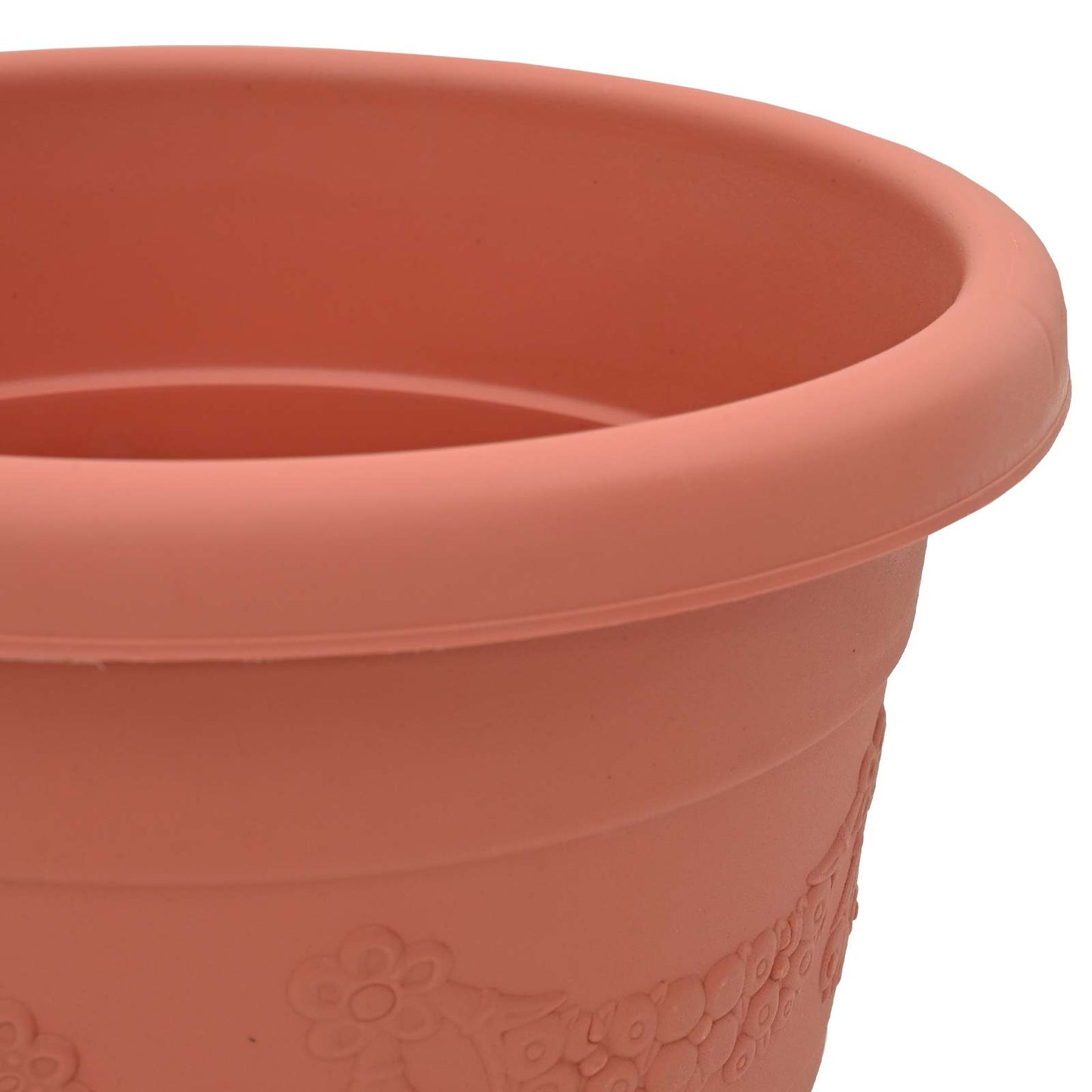 Augalų vazonai 6 pcs Raudona plyta Ø 26 x 21.5 cm Plastmasė