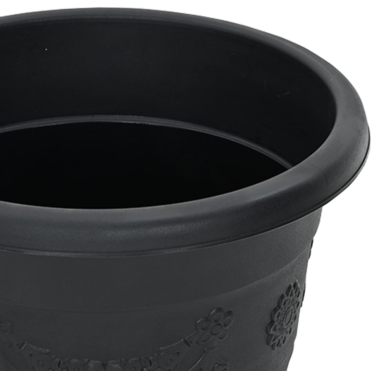 Augalų vazonai 24 pcs Juoda Ø 39 x 32 cm Plastmasė