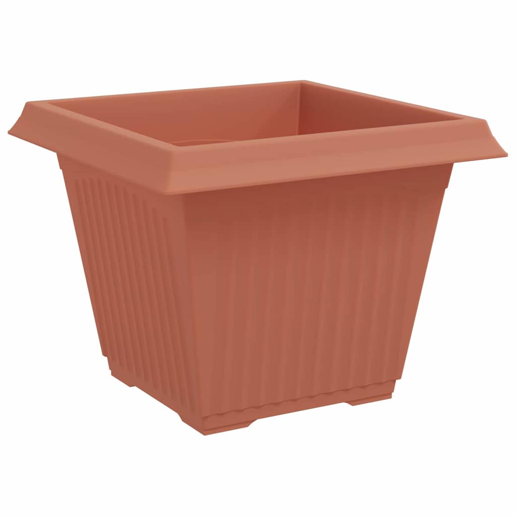 Augalų vazonai 24 pcs Raudona plyta 43 x 43 x 33,5 cm Plastmasė