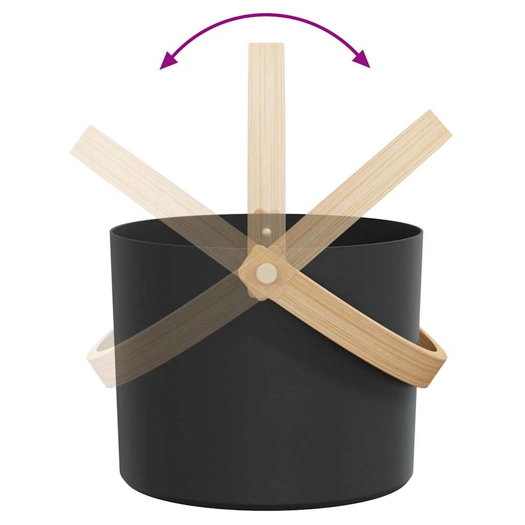 Saunos Priedų Rinkinys 2 pcs Juoda