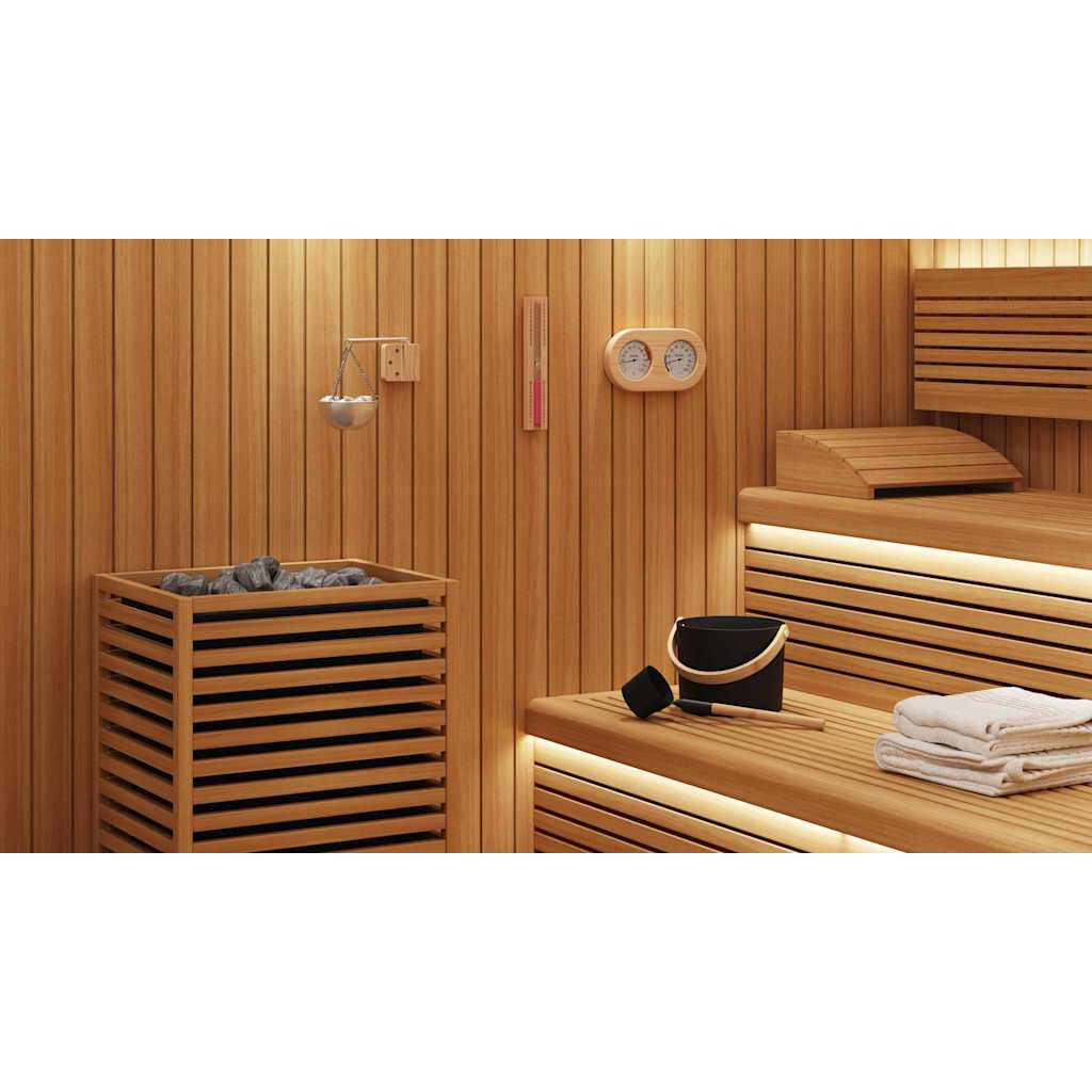 Saunos Priedų Rinkinys 5 pcs Juoda