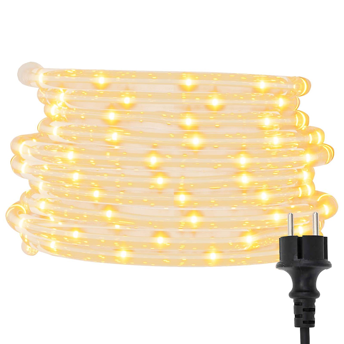 Virvės Šviesa su 2400 LED Šilta balta 100 m PVC