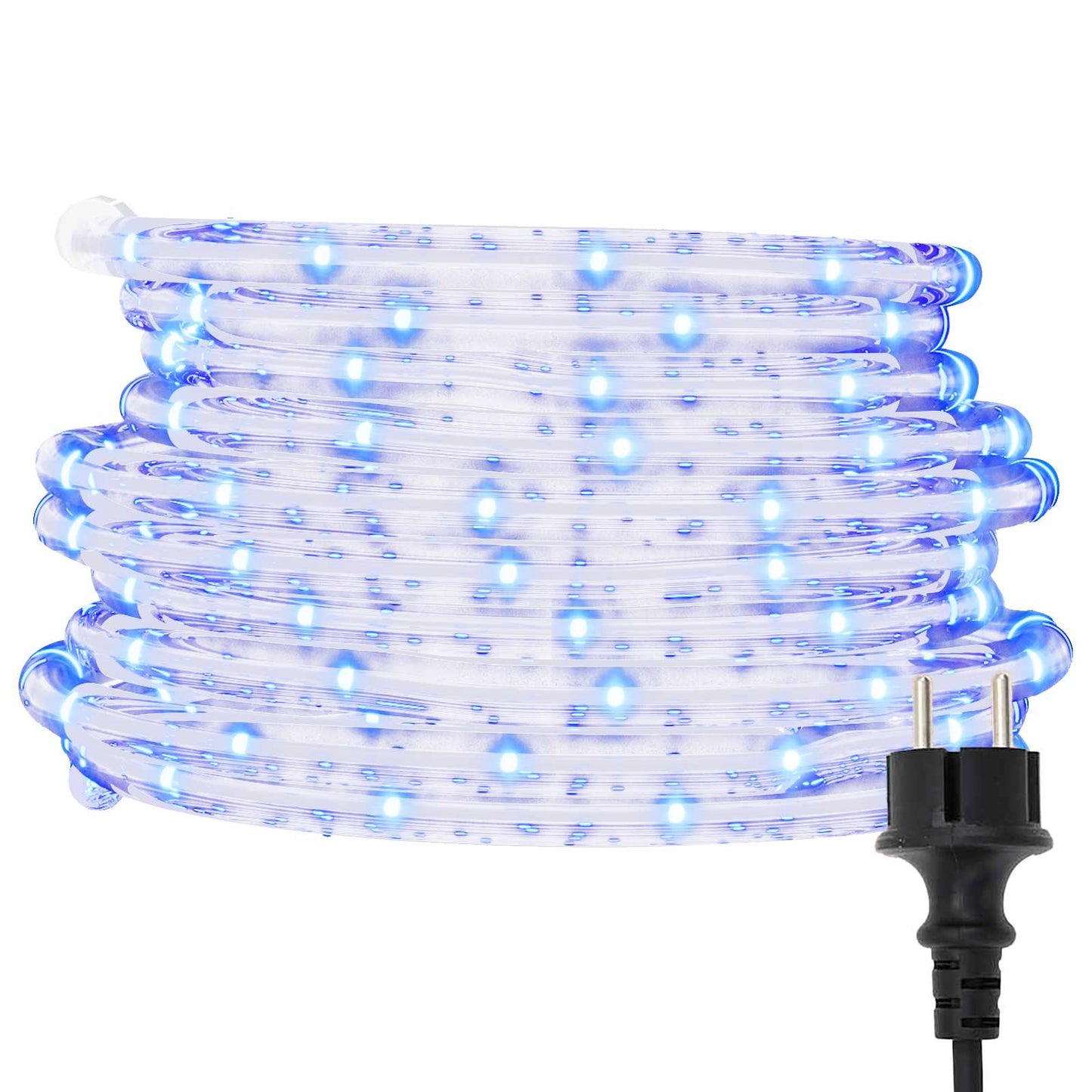 Virvės Šviesa su 2400 LED Šaltas baltas 100 m PVC