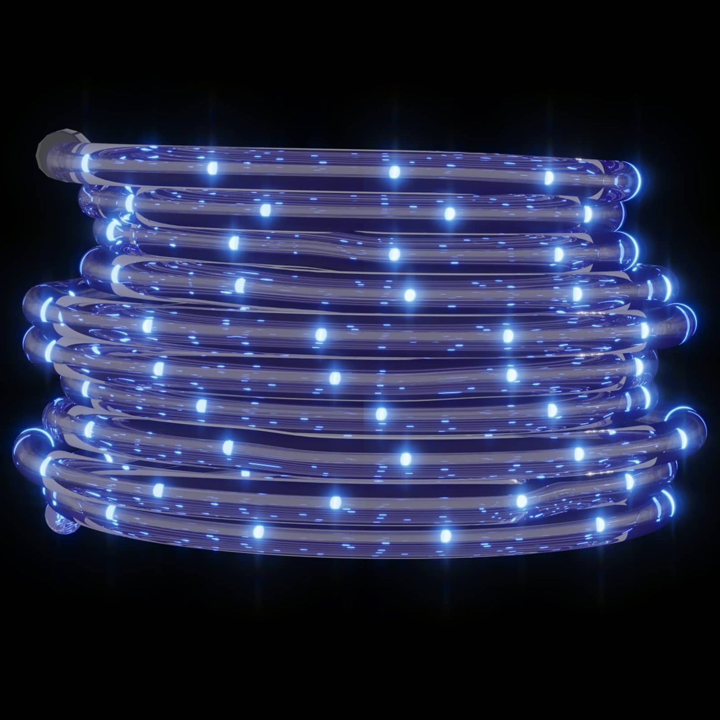 Virvės Šviesa su 2400 LED Šaltas baltas 100 m PVC
