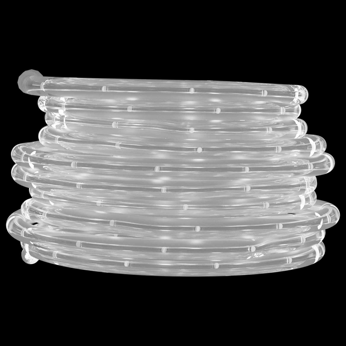 Virvės Šviesa su 2400 LED Šaltas baltas 100 m PVC