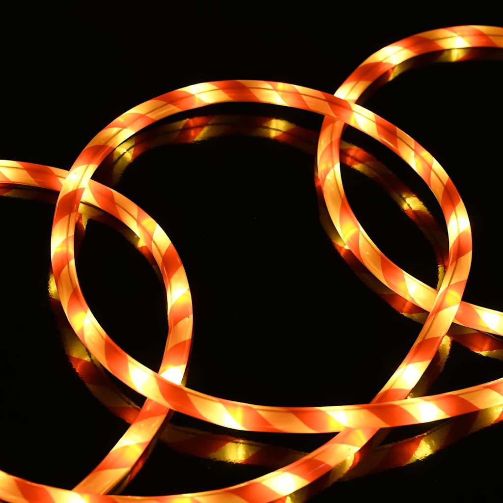 Virvės Šviesa su 1200 LED Šilta balta 50 m PVC