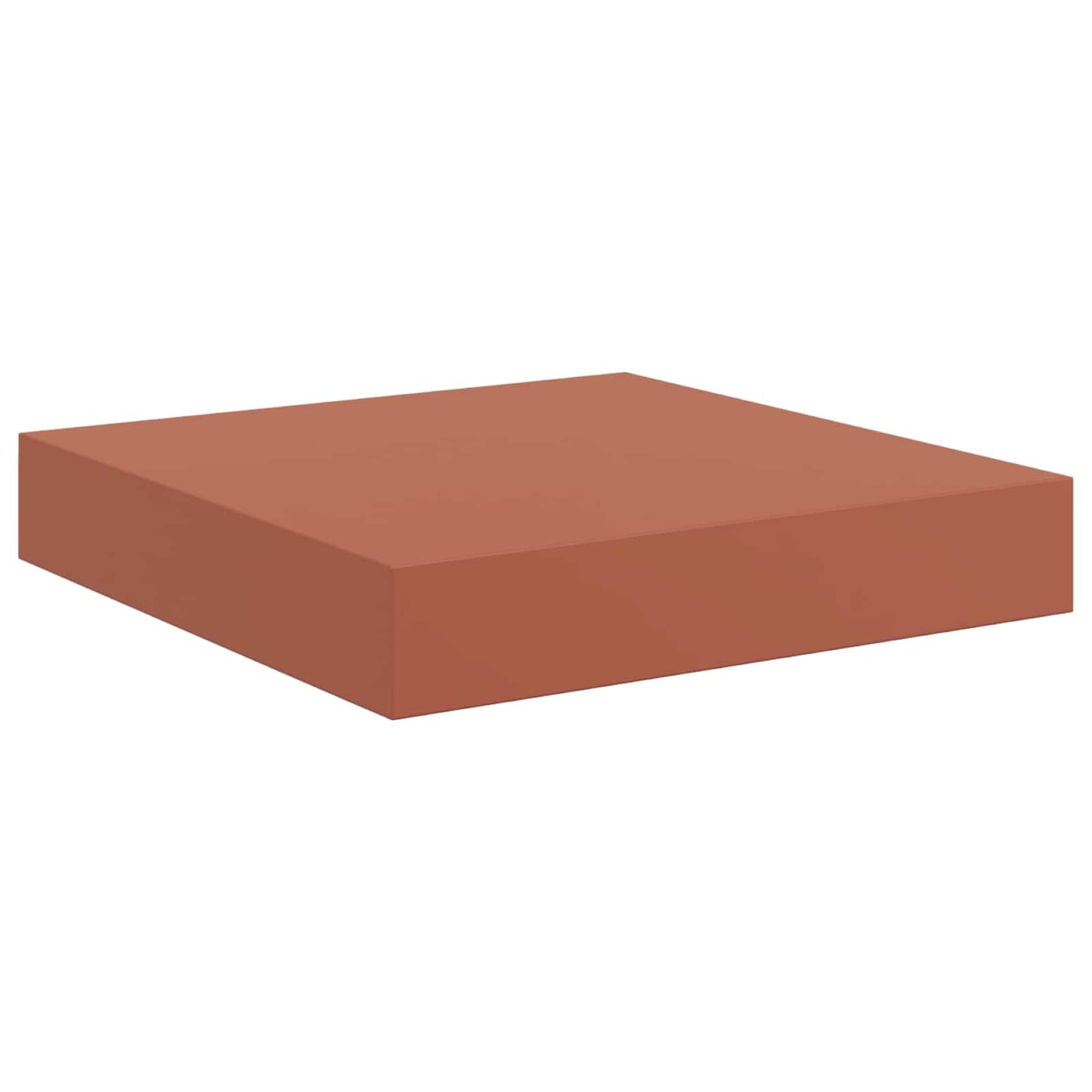 Sieninės lentynos su saugykla 4 pcs Raudona 23 x 23,5 x 4 cm