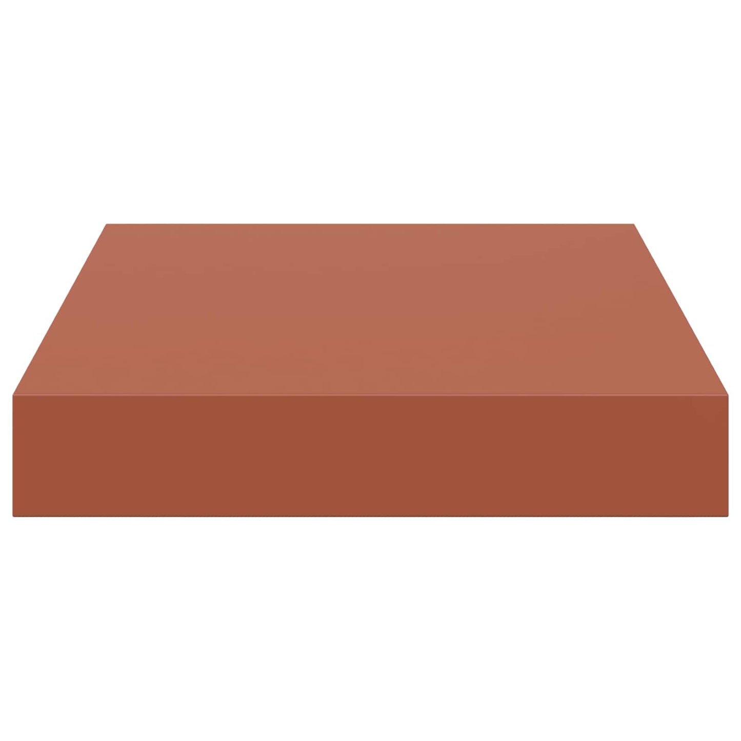 Sieninės lentynos su saugykla 4 pcs Raudona 23 x 23,5 x 4 cm