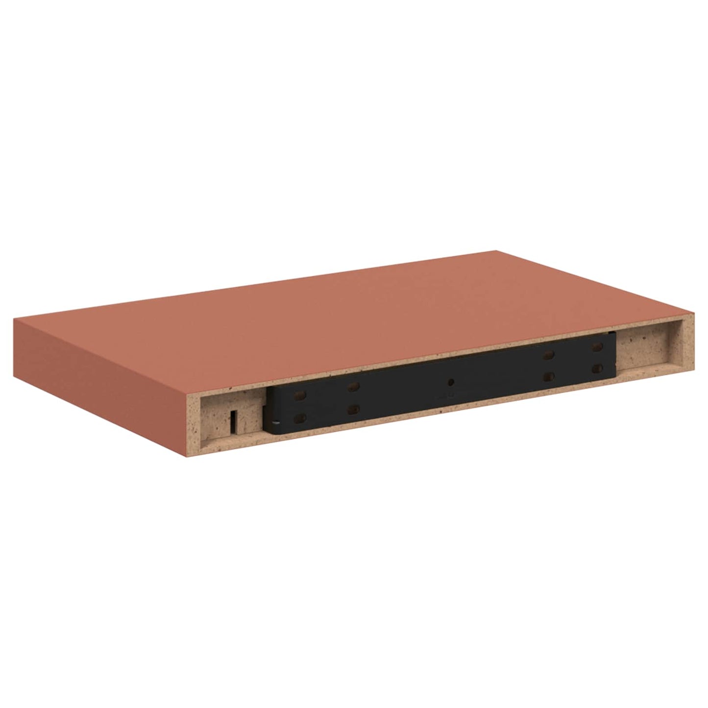 Sieninės lentynos su saugykla 2 pcs Raudona 40 x 23,5 x 4 cm
