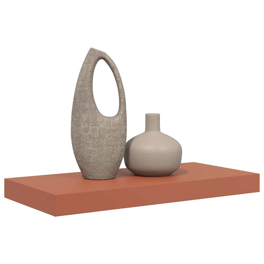 Sieninė lentyna Raudona 50 x 23,5 x 4 cm Apdirbta mediena