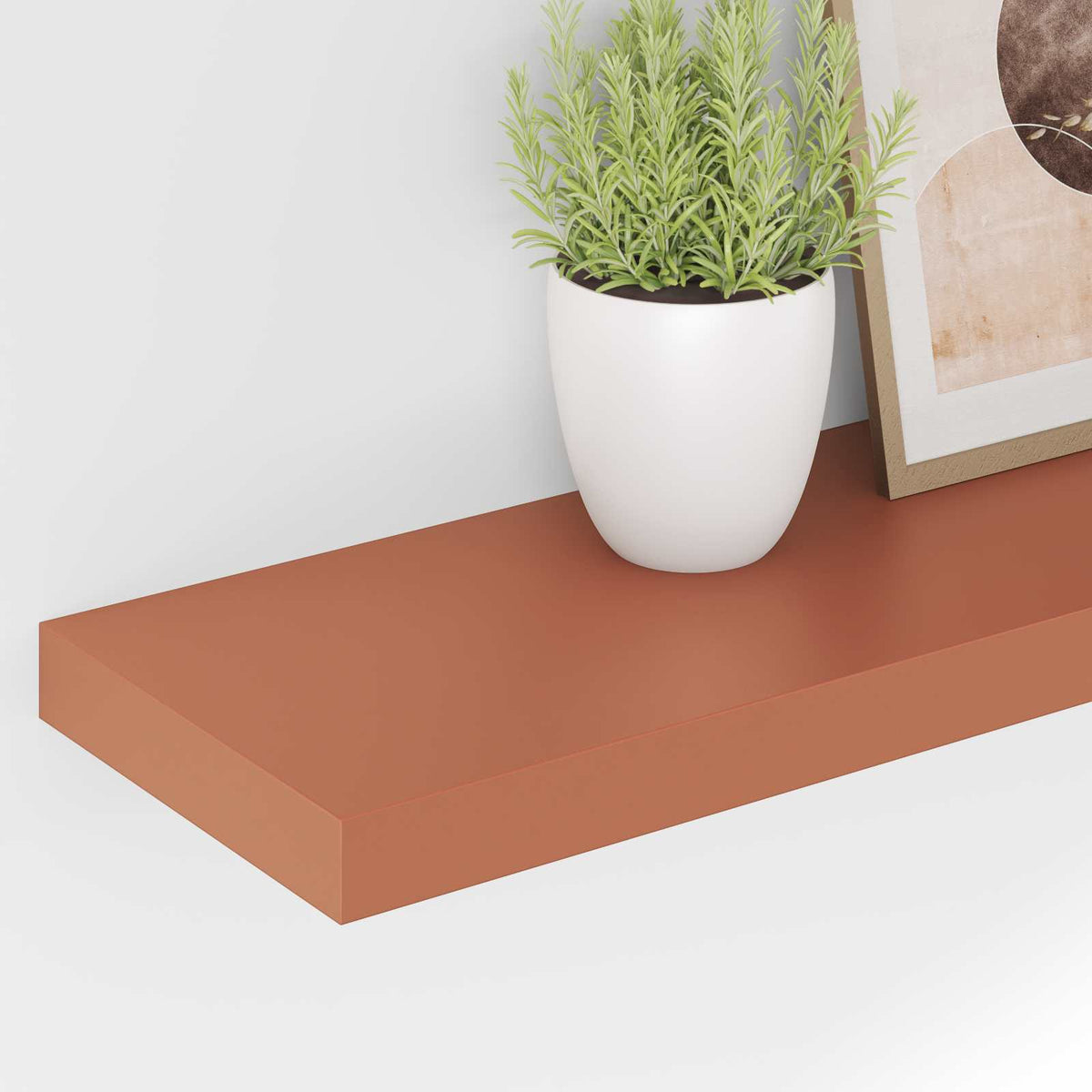 Sieninė lentyna 4 pcs Raudona 90 x 23,5 x 4 cm Apdirbta mediena