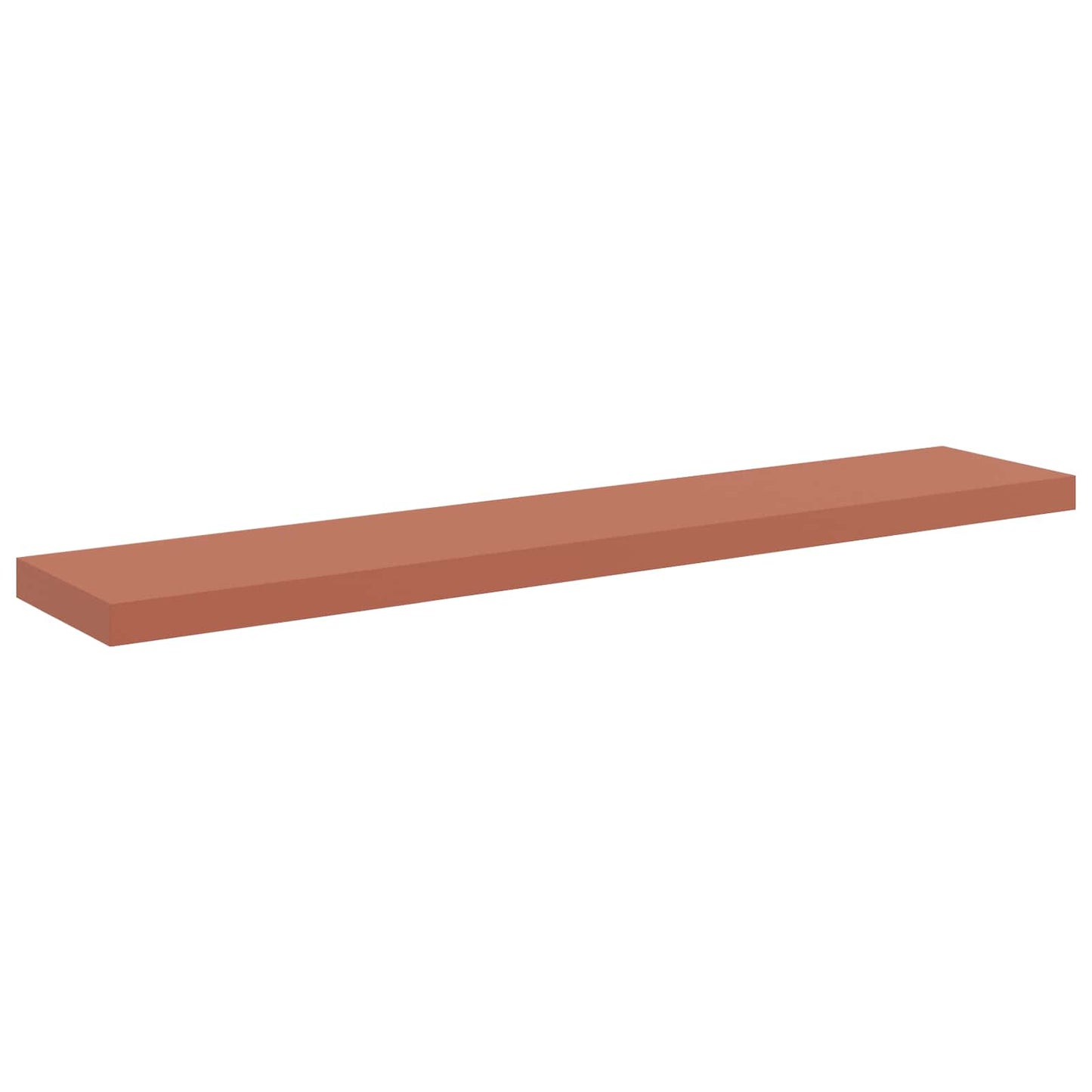 Sieninės lentynos su saugykla 2 pcs Raudona 120 x 23,5 x 4 cm