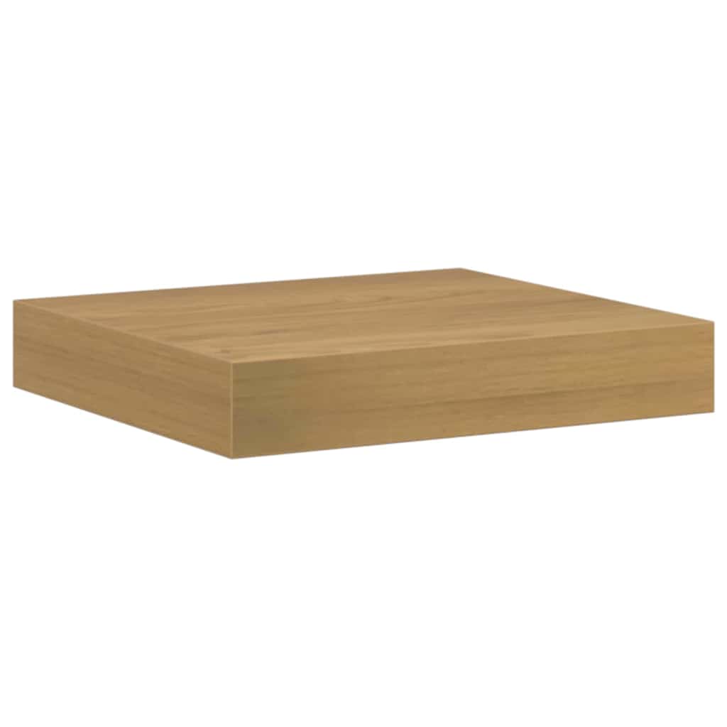 Sieninės lentynos 4 pcs Ruda 23 x 23,5 x 4 cm Apdirbta mediena