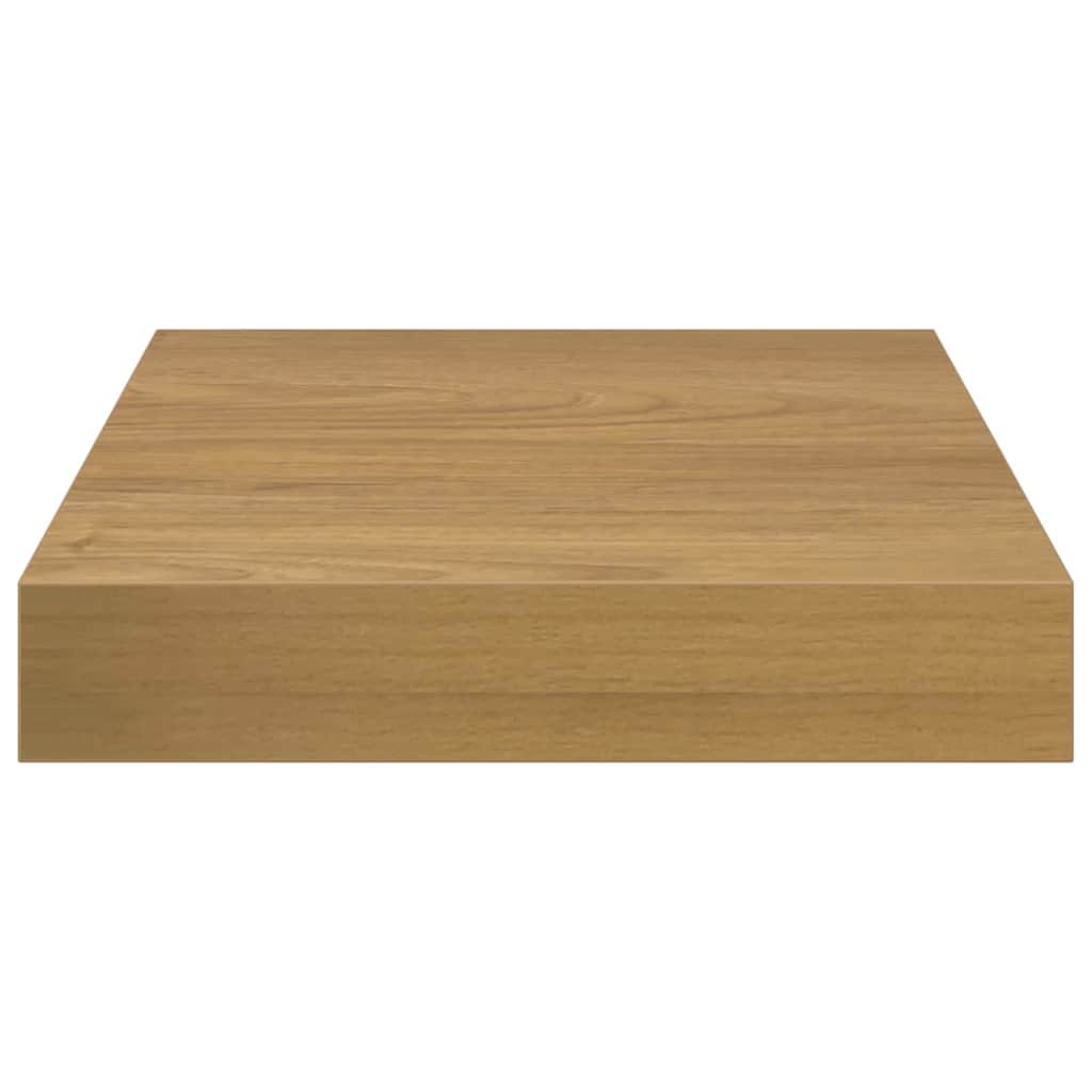 Sieninės lentynos 4 pcs Ruda 23 x 23,5 x 4 cm Apdirbta mediena