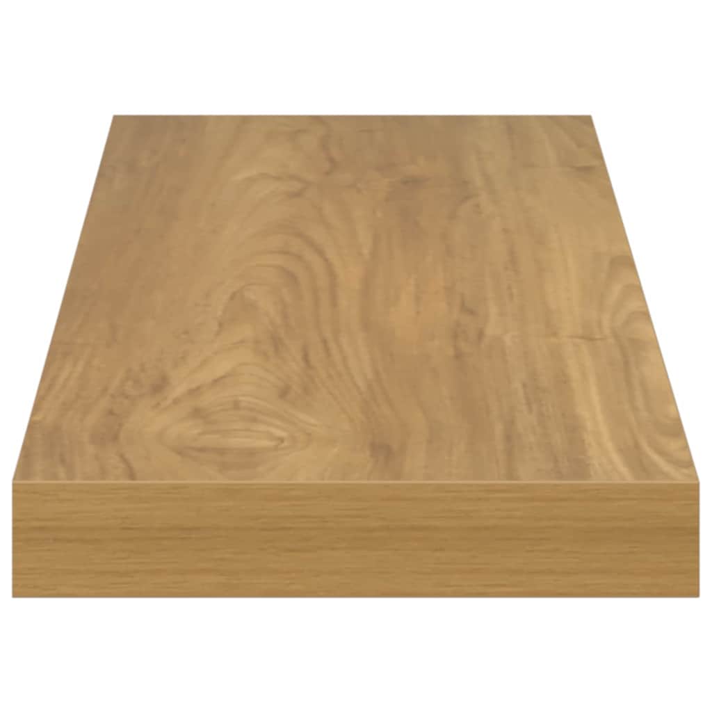 Sieninės lentynos 2 pcs Ruda 60 x 23,5 x 4 cm Apdirbta mediena