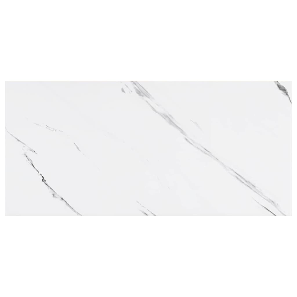 Sieninė lentyna 4 pcs Balti marmuro 50 x 23,5 x 4 cm