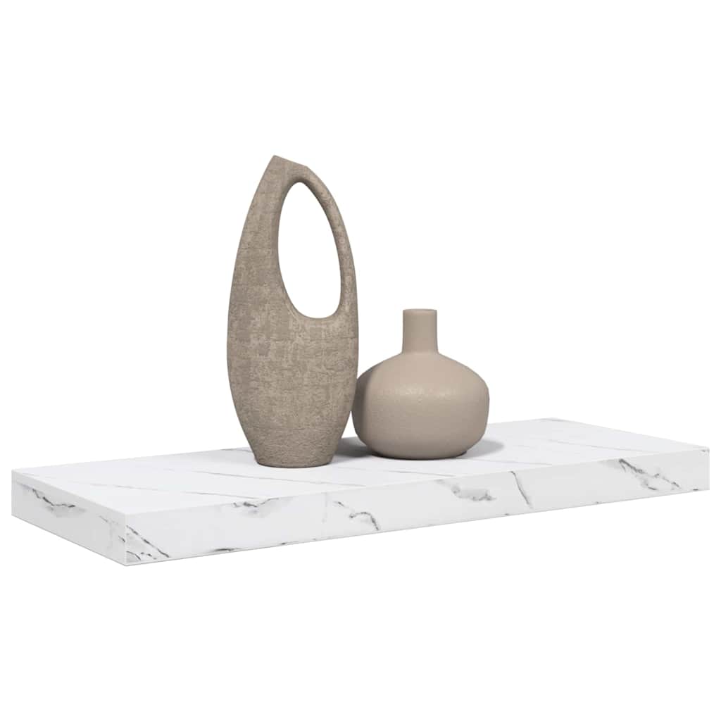 Sieninė lentyna Sieninis Balti marmuro 60 x 23,5 x 3,8 cm