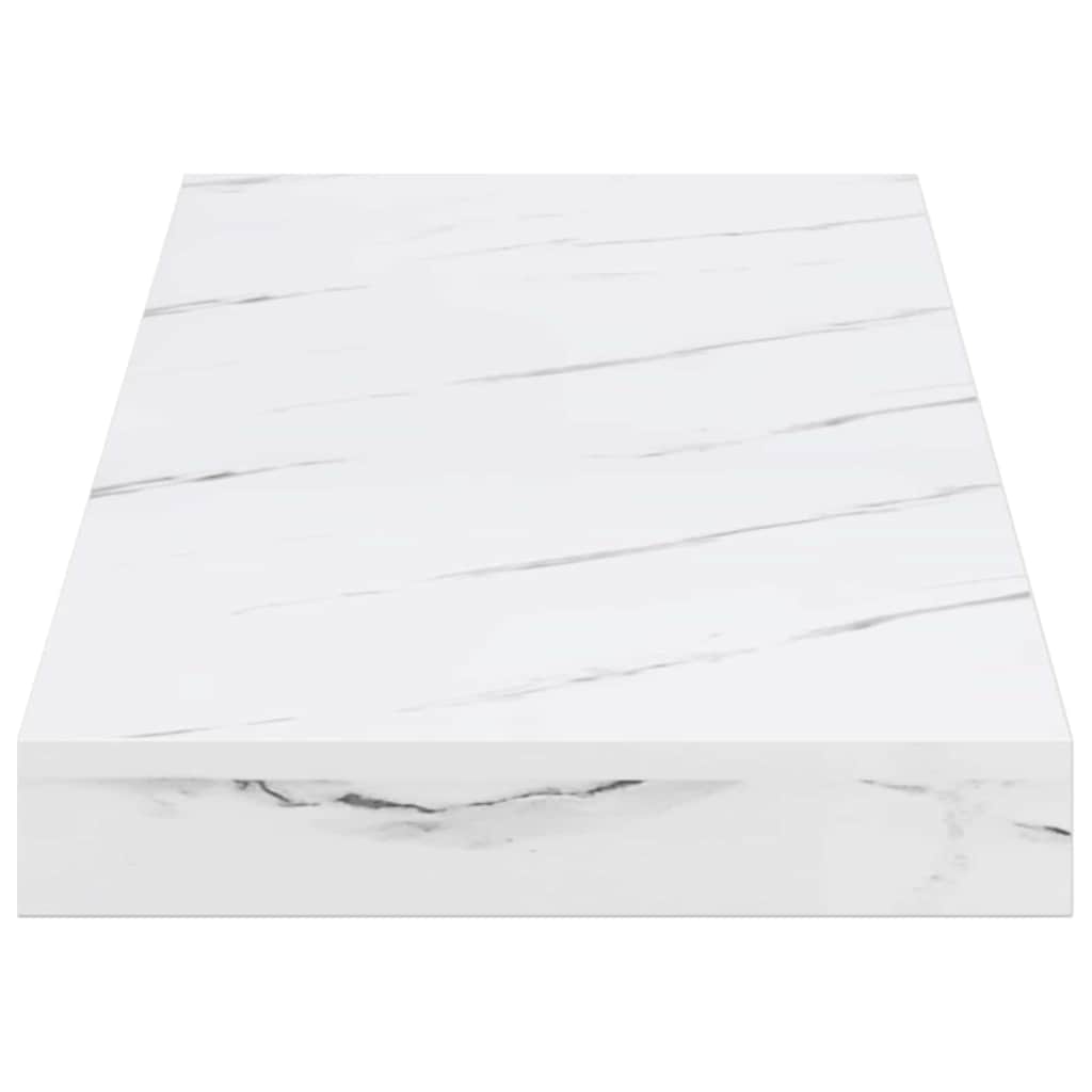 Sieninės lentynos 4 pcs Balti marmuro 60 x 23,5 x 4 cm