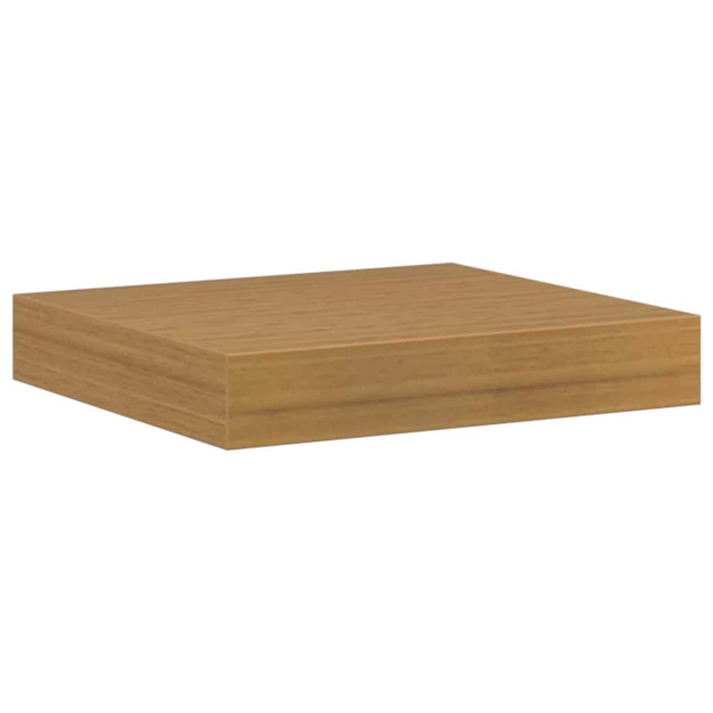 Sieninės lentynos su saugykla 2 pcs Smėlio 23 x 23,5 x 4 cm